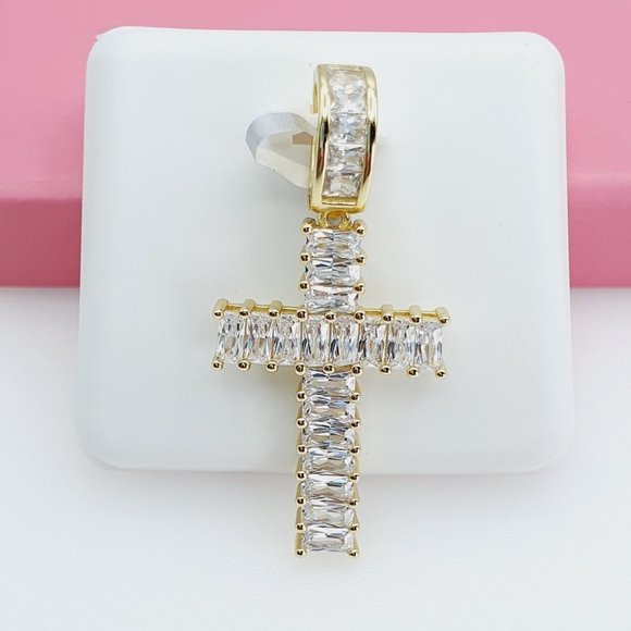 "925 Sterling Silver Cubic Zirconia Pendant, U19254416 - Picture 4 of 11